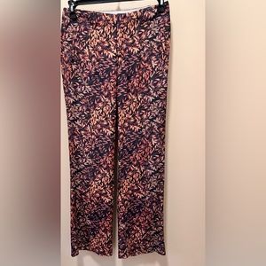 Peruvian Connection Womens Pants Leaves  Straight Leg Pockets  4